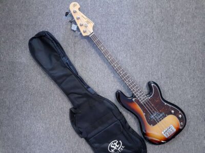 SX Electric Bass Pack - 3/4 Short Scale Bass w/bag (Sunburst)