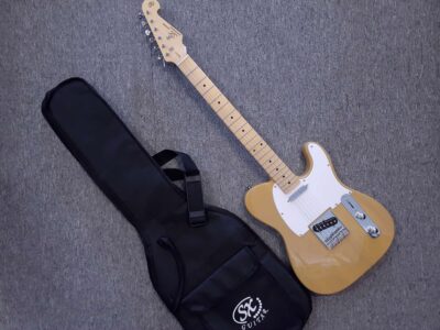 SX Electric Guitar Pack - Vintage Series Telecaster w/bag (Butterscotch Blonde)