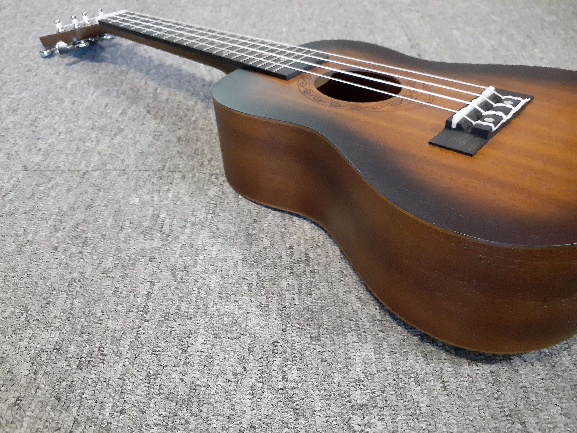 Tiare Concert All Mahogany Sunburst Ukulele | Tanglewood Ukulele - Image 3