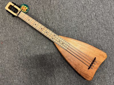 Solid Body Fretted Timber Elec Bass (New 2.0)  Cherry | Magic Fluke