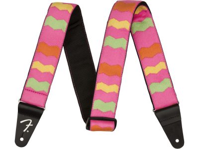 MonoNeon Woven Neon Pink Strap | Fender