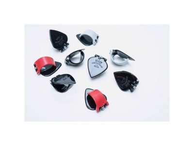 Spring Loaded Thumb Pick, Red, Right Handed 1.5mm | Black Mountain