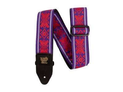 Classic Jacquard Guitar Strap/Bass Strap - Royal Flush | Ernie Ball