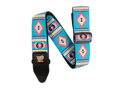 Classic Jacquard Guitar/Bass Strap - Sedona Blue | Ernie Ball