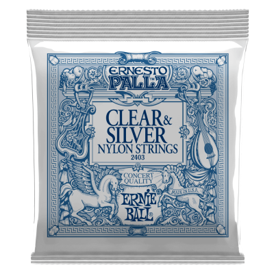 Ernesto Palla Classical Guitar Strings - Clear & Silver | Ernie Ball
