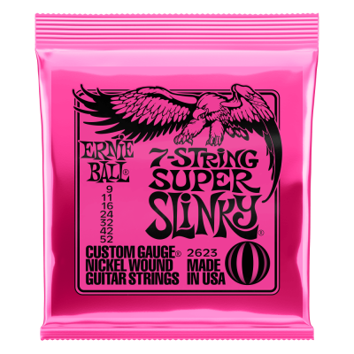 Super Slinky 7-String Elec Guitar Strings 9-52 | Ernie Ball