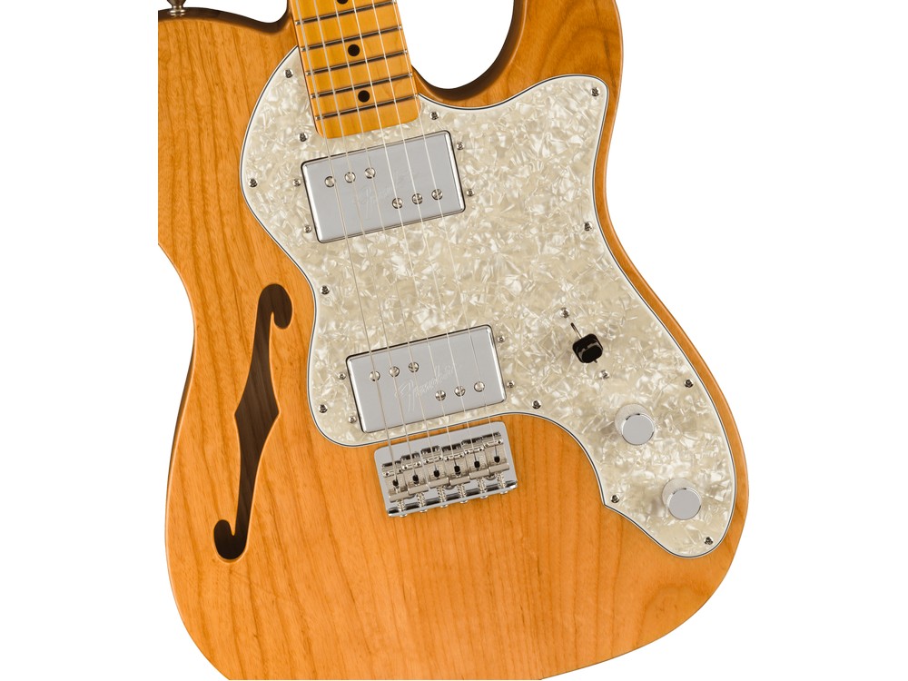 American Vintage II 1972 Telecaster® Thinline, Maple Fingerboard, Aged Natural | Fender - Image 4