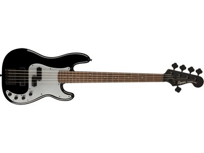 Contemporary Active Precision Bass - Silver Anodized Pickguard - Black | Fender
