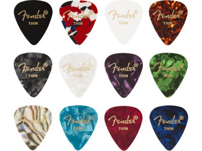 351 Shape, Celluloid Medley, Thin (12) | Fender