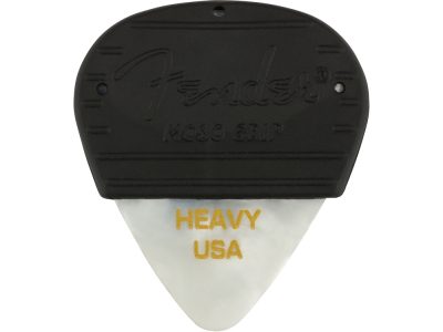 Mojo Grip Picks, Celluloid, Heavy, 3-Pack, White Moto | Fender