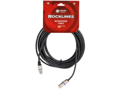 Microphone/Audio Cable XLR (F) to XLR (M)-30ft | CARSON-Rocklines