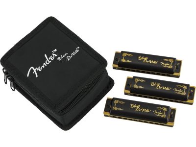 Blues DeVille Harmonica, Pack of 3, with Case | Fender