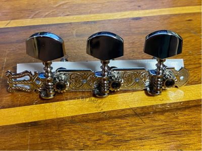 Acoustic Machine Heads 3 In Line Set Nickel | Custom Eagle