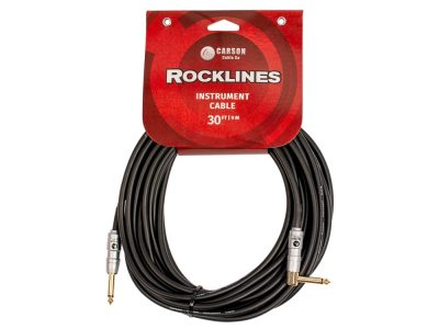 Guitar Cable- Straight to Right 30ft | Carson Rocklines