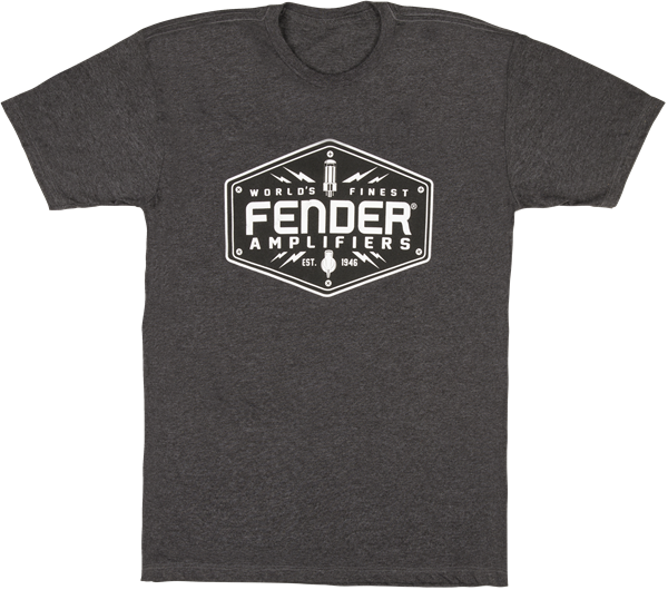 Fender® Bolt Down T-Shirt, Charcoal