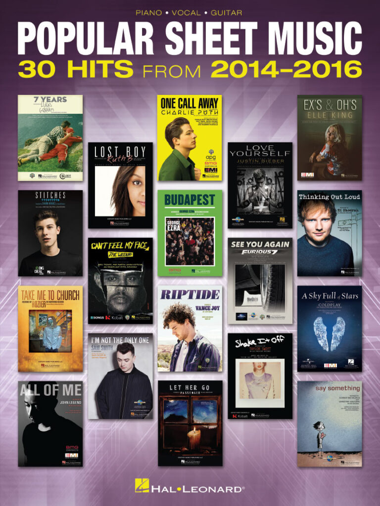 Popular Sheet Music 30 Hits from 2014-2016 | Hal Leonard