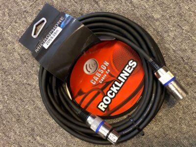 Microphone/Audio Cable XLR (F) to XLR (M) - 20ft/6.09m | CARSON - Rocklines
