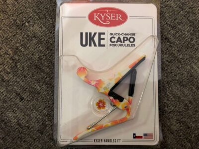 Kyser Ukulele Capo - Pastel Hibiscus