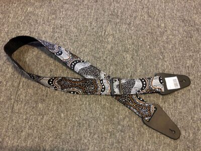 Aboriginal Guitar Strap - Possum Dreaming