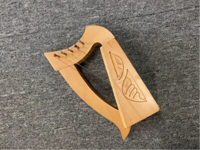 Baby Harp - 5 String Carved Harp w/bag