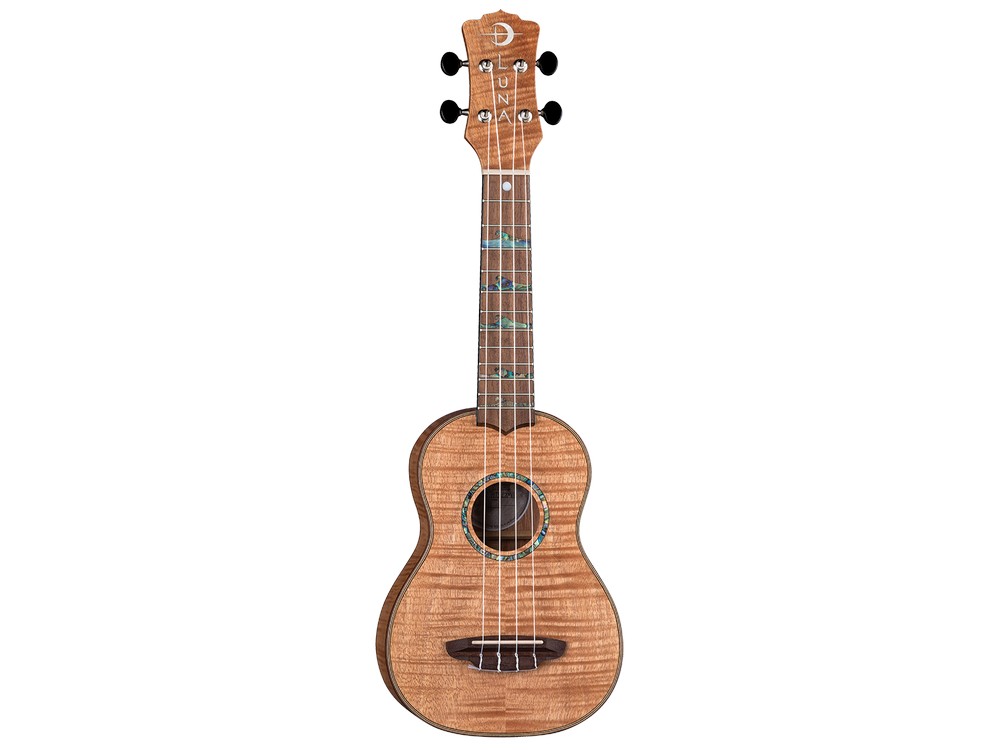 Uke High Tide Exotic Mahogany Soprano with Gigbag | Luna