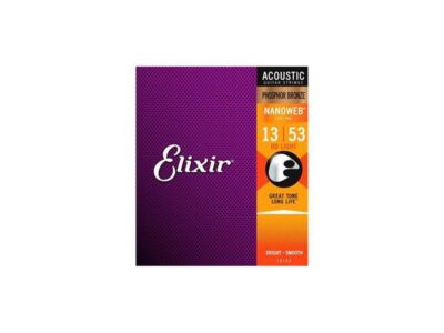 Elixir Strings - Acoustic Phosphor Bronze with Nanoweb Coating (13/53)