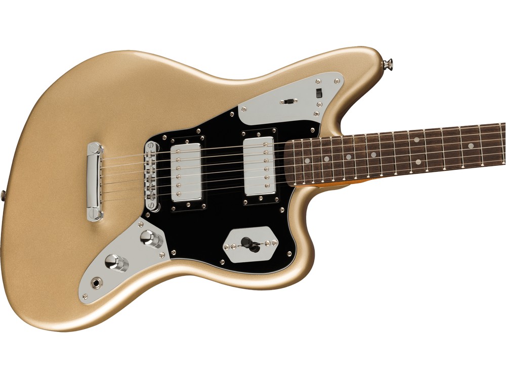 Contemporary Jaguar® HH ST, Laurel Fingerboard, Black Pickguard, Shoreline Gold | Fender - Image 3