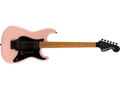 Contemporary Stratocaster® HH FR, Roasted Maple Fingerboard, Black Pickguard, Shell Pink Pearl | Fender