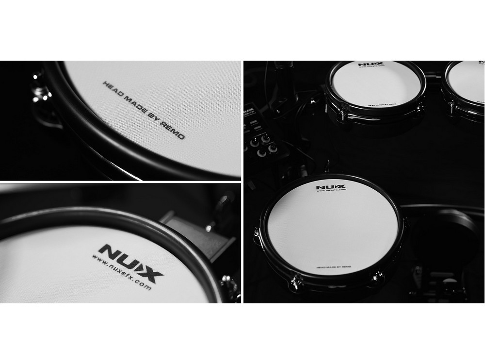Professional 9-Piece Electronic Drum Kit with All Mesh Heads | NU-X DM7X | NUX - Image 5
