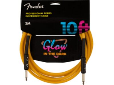 Professional Glow in the Dark Cable, Orange, 10' | Fender
