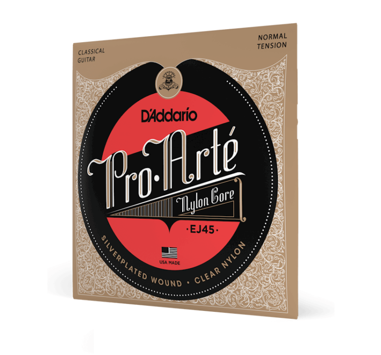 NORMAL TENSION Silver Plated Wrap, Nylon Core | D'Addario